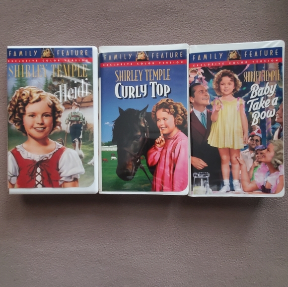 Triple-Pack Shirley Temple VHS Movies - Picture 4 of 7